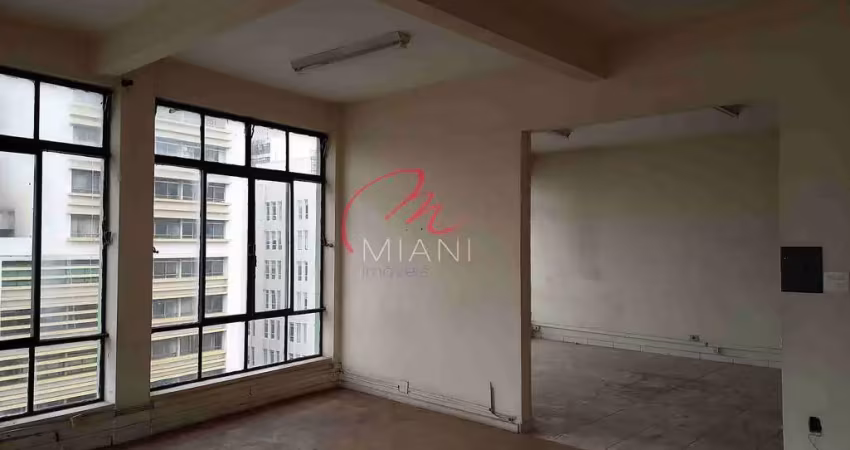Conjunto comercial para locação na santa ifigênia com 95m², 1 banheiro - próximo da estação são ben