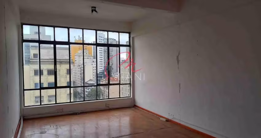Conjunto comercial para locação na santa ifigênia com 43m², 1 banheiro - próximo da estação são ben