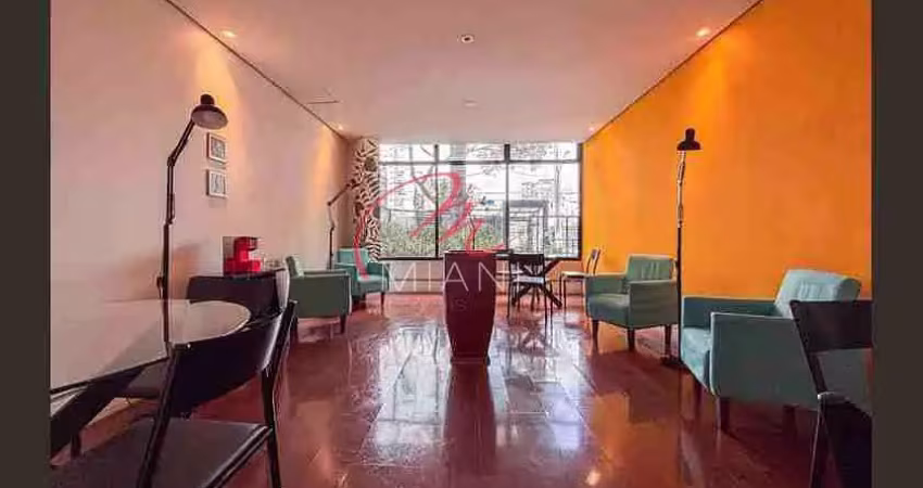 Apartamento à venda com 37m²,1 quarto, 1 vaga de garagem e varanda na vila nova conceição – próx. p