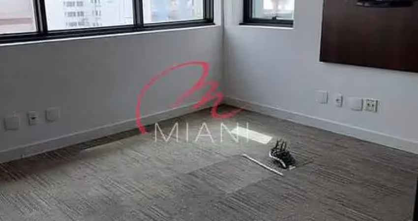 Sala comercial para locação com 60m², 2 salas, 2 banheiros, ar-condicionado na cerqueira césar – pr