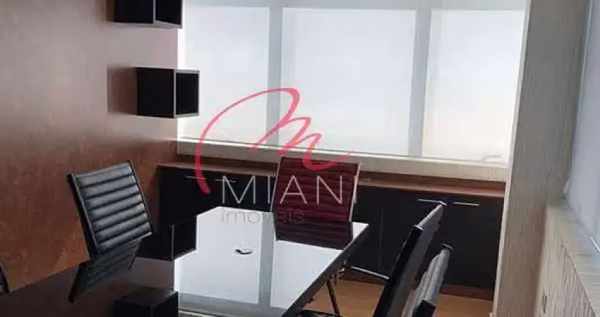 Sala comercial para locação com 88m², 7 salas, ar-condicionado, portaria 24h na santa cecília – pró