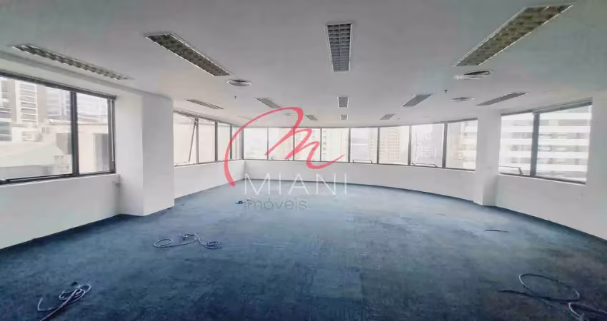 Conjunto comercial para locação na cidade monções com 223m², 1 sala, 3 banheiros e 5 vagas de garag