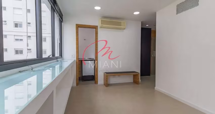 Sala para locação na vila clementino com 31m², 1 sala e 1 vaga de garagem - próximo da estação sant