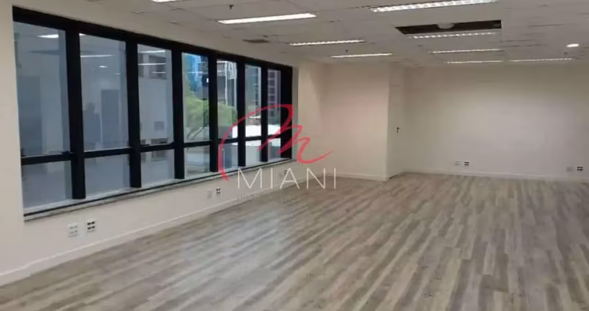 Conjunto comercial para locação na vila olímpia com 88.47m², 4 banheiros, 1 sala e 2 vagas de garag