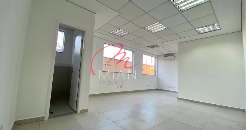 Sala para locação na vila mariana com 32m², 1 banheiro, 1 sala e 1 vaga de garagem
