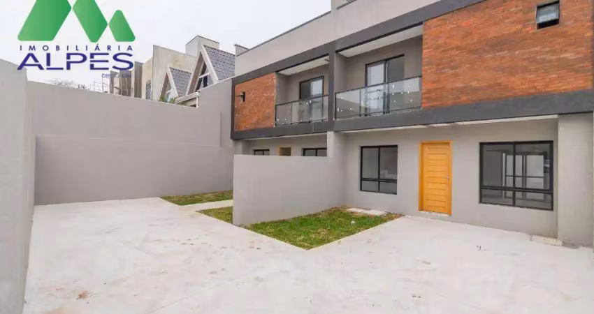 Sobrado com 3 dormitórios à venda, 105 m² por r$ 629.000,00 - xaxim - curitiba/pr