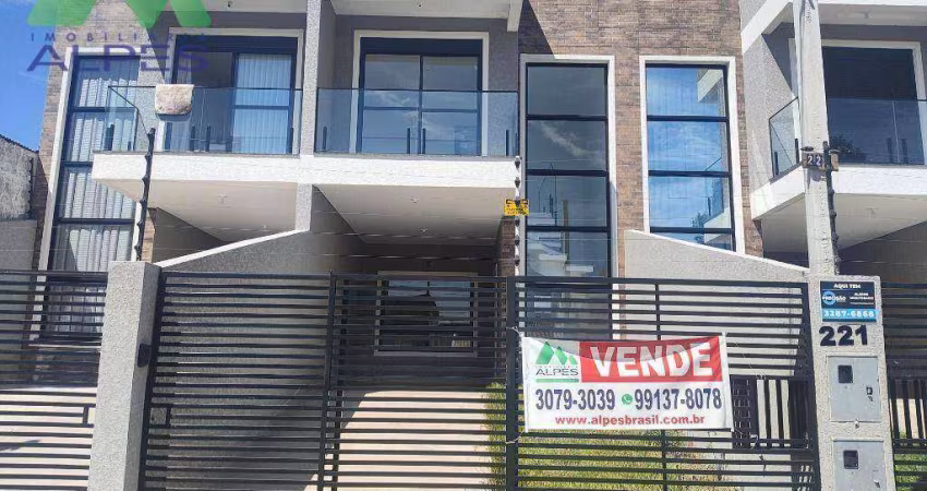Sobrado com 3 dormitórios à venda, 133 m² por R$ 689.000,00 - Xaxim - Curitiba/PR