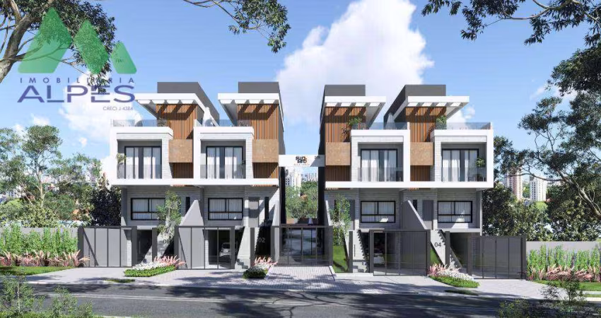 Sobrado com 3 dormitórios à venda, 212 m² por R$ 1.453.326,90 - Água Verde - Curitiba/PR