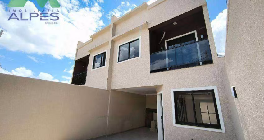 Sobrado com 3 dormitórios à venda, 116 m² por R$ 640.000,00 - Xaxim - Curitiba/PR