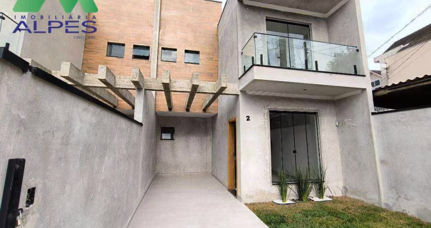 Sobrado com 3 dormitórios à venda, 98 m² por R$ 590.000,00 - Pinheirinho - Curitiba/PR