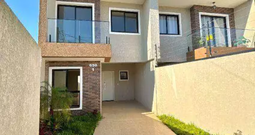 Sobrado com 3 dormitórios, 127 m² - venda por r$ 790.000,00 ou aluguel por r$ 3.920,00/mês - xaxim - curitiba/pr
