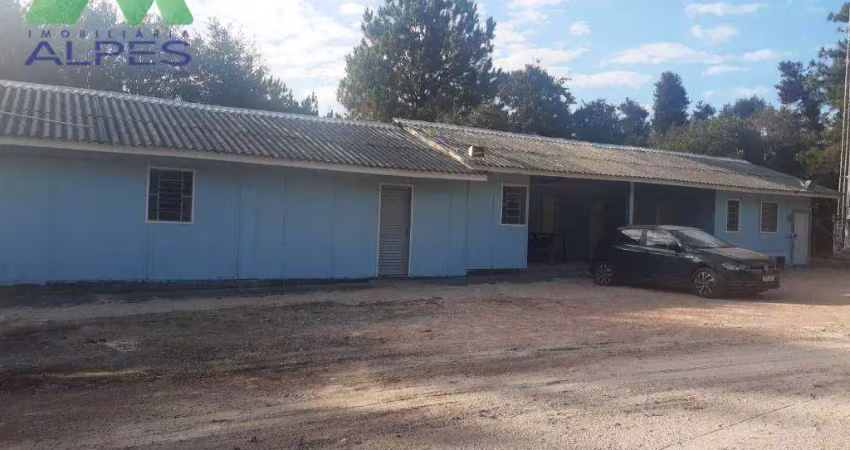 Terreno com barracão para alugar, 4032 m² por r$ 7.306/mês - santa felicidade - curitiba/pr