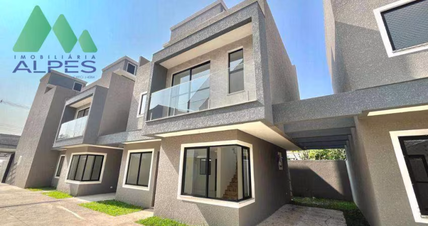 Sobrado com 3 dormitórios à venda, 120 m² por R$ 650.000,00 - Uberaba - Curitiba/PR