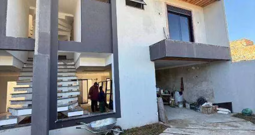 Sobrado com 3 dormitórios à venda, 135 m² por r$ 870.000,00 - capão raso - curitiba/pr