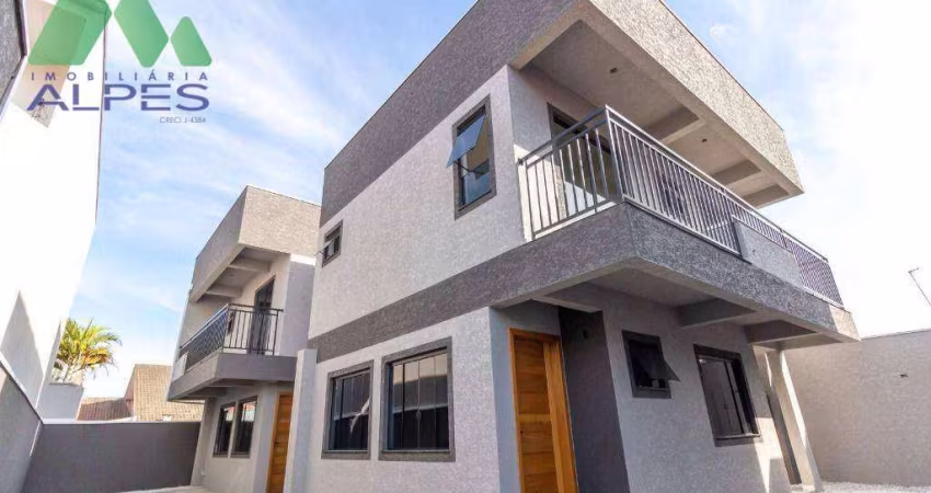 Sobrado com 3 dormitórios à venda, 105 m² por R$ 595.000,00 - Xaxim - Curitiba/PR