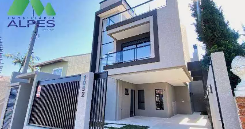 Sobrado com 3 dormitórios à venda, 148 m² por r$ 1.150.000,00 - hauer - curitiba/pr