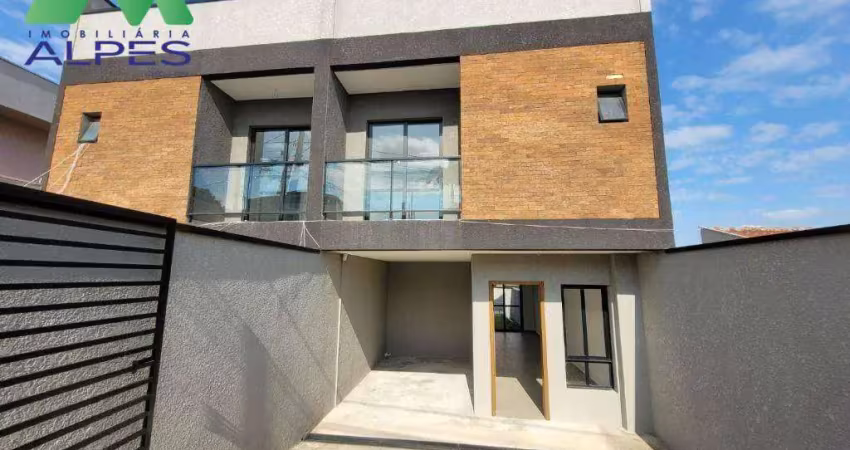 Sobrado com 3 dormitórios à venda, 101 m² por r$ 679.000,00 - xaxim - curitiba/pr