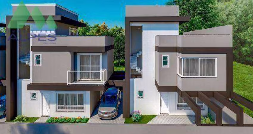 Sobrado com 3 dormitórios à venda, 129 m² por R$ 789.000,00 - Portão - Curitiba/PR