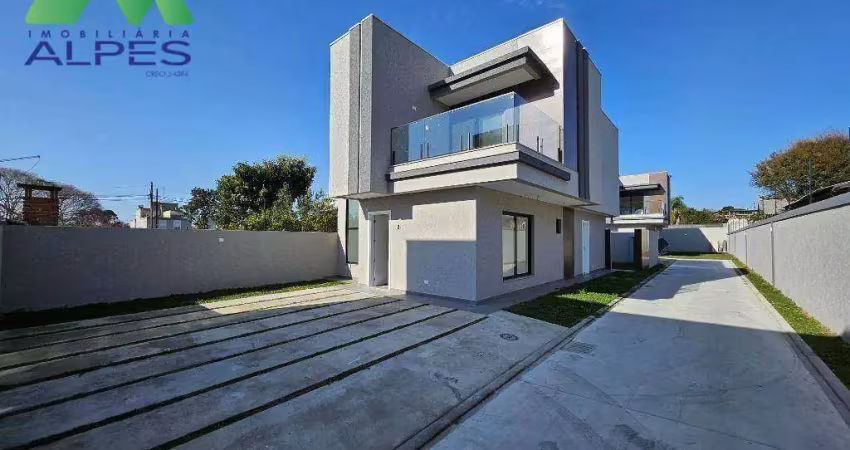 Sobrado com 3 dormitórios à venda, 149 m² por r$ 1.280.000,00 - portão - curitiba/pr