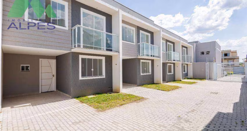 Sobrado com 3 dormitórios à venda, 78 m² por R$ 398.000,00 - Boqueirão - Curitiba/PR