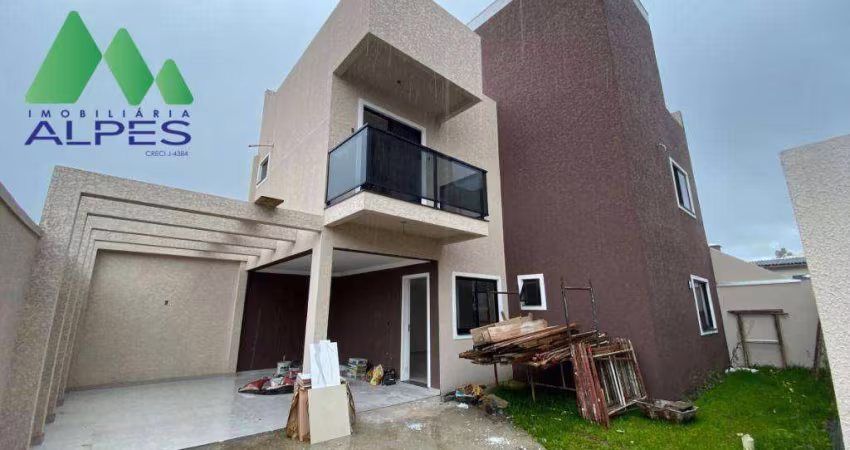 Sobrado com 3 dormitórios à venda, 138 m² por R$ 770.000,00 - Xaxim - Curitiba/PR