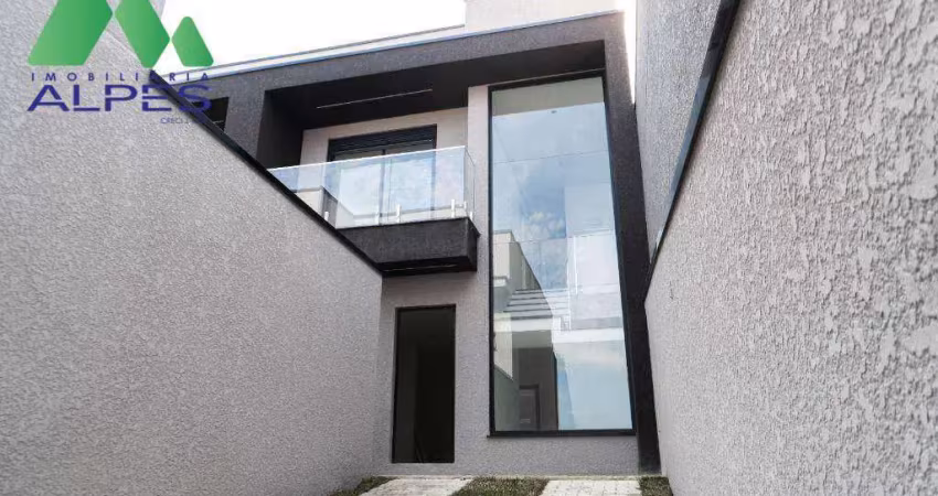 Sobrado com 3 dormitórios à venda, 110 m² por r$ 639.000,00 - xaxim - curitiba/pr
