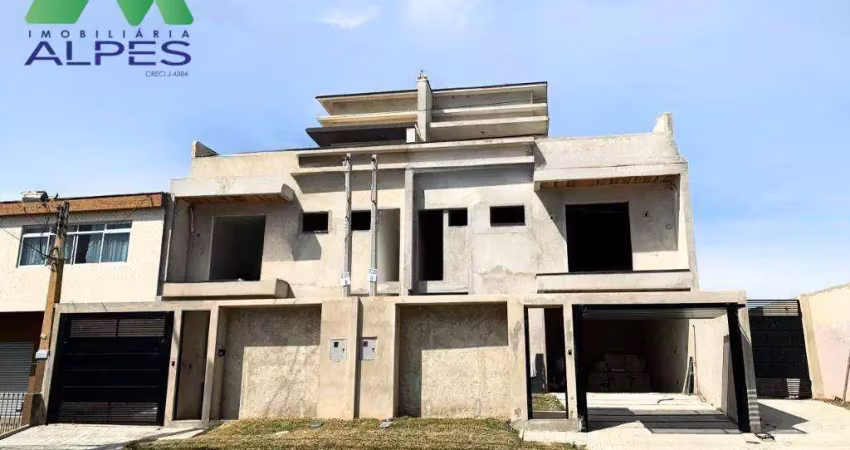 Sobrado com 3 dormitórios à venda, 135 m² por r$ 870.000,00 - capão raso - curitiba/pr