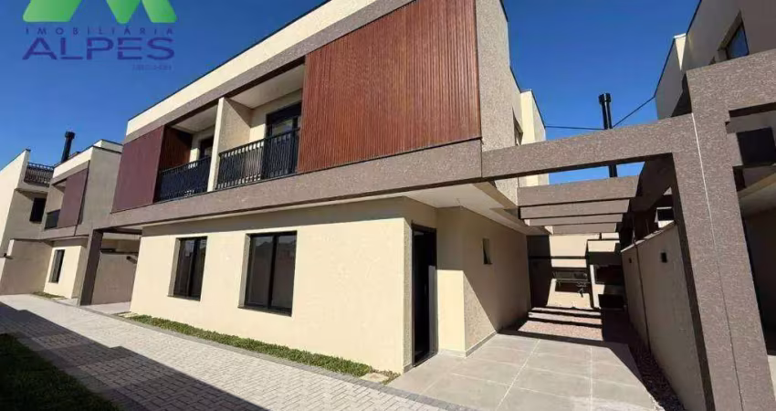 Sobrado com 3 dormitórios à venda, 107 m² por r$ 699.000,00 - boqueirão - curitiba/pr