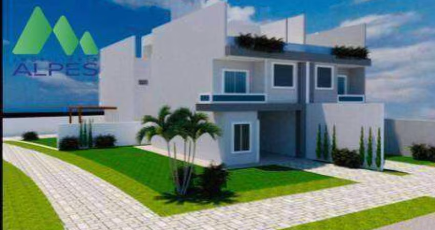 Sobrado com 3 dormitórios à venda, 116 m² por R$ 840.000,00 - Capão Raso - Curitiba/PR