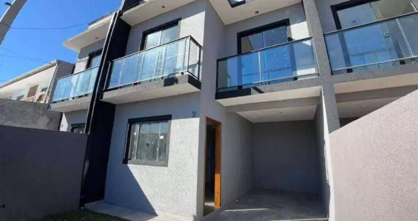 Sobrado com 3 dormitórios à venda, 81 m² por r$ 550.000,00 - sítio cercado - curitiba/pr