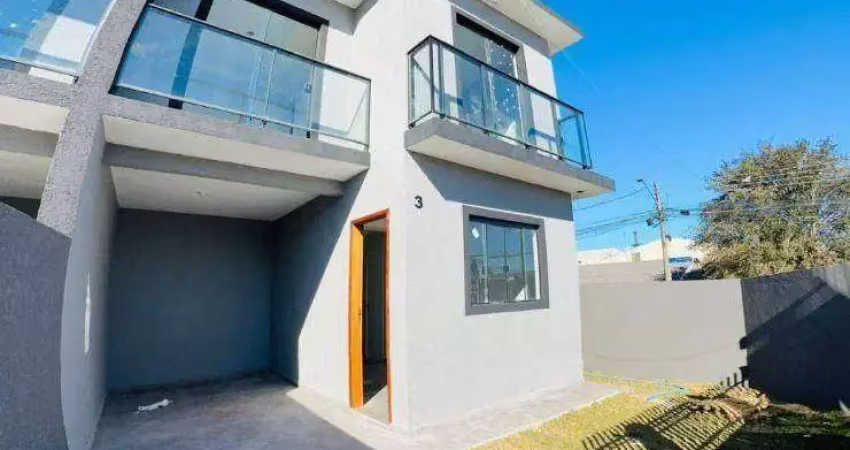Sobrado com 3 dormitórios à venda, 81 m² por r$ 550.000,00 - sítio cercado - curitiba/pr