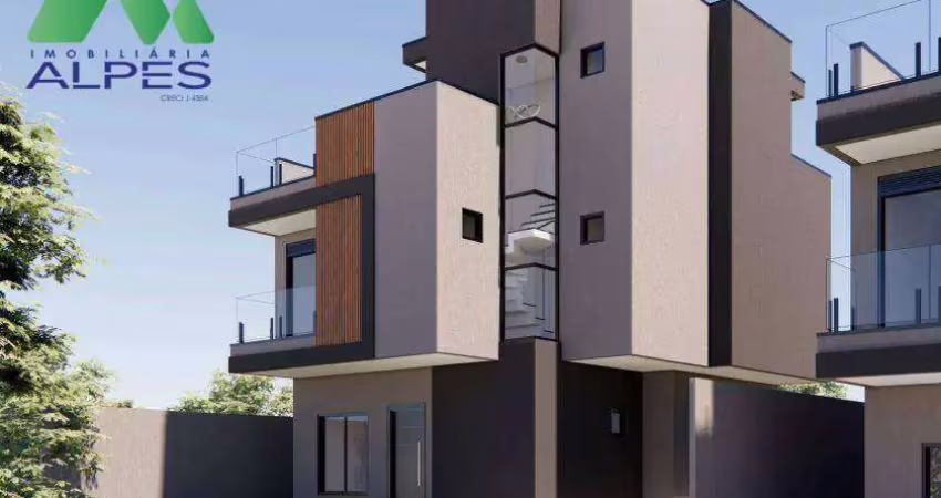 Sobrado com 3 dormitórios à venda, 140 m² por r$ 1.150.000,00 - novo mundo - curitiba/pr