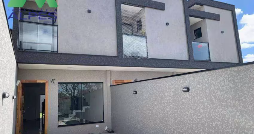 Sobrado com 3 dormitórios à venda, 105 m² por r$ 530.000,00 - umbará - curitiba/pr