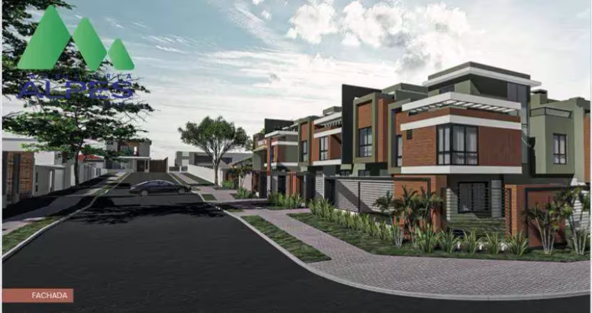 Sobrado com 3 dormitórios à venda, 134 m² por r$ 1.205.260,00 - portão - curitiba/pr