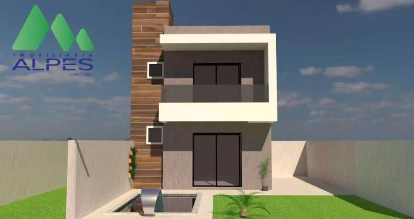 Sobrado com 2 dormitórios à venda, 66 m² por r$ 470.000,00 - balneario eliana - guaratuba/pr