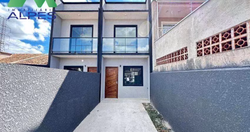 Sobrado com 2 dormitórios à venda, 60 m² por r$ 339.000,00 - tatuquara - curitiba/pr