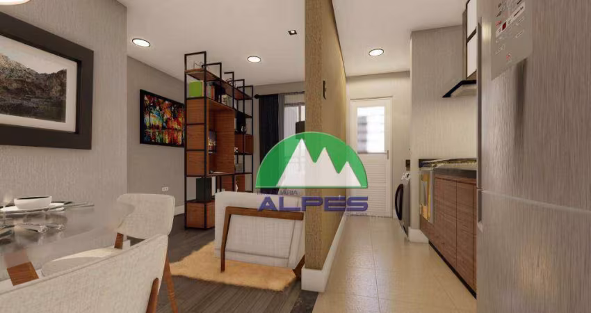 Apartamento à venda, 52 m² por R$ 441.957,00 - Santa Quitéria - Curitiba/PR