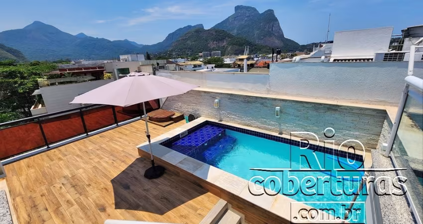 Cobertura à venda no Jardim Oceânico. Reformada. Única. 4 Suítes