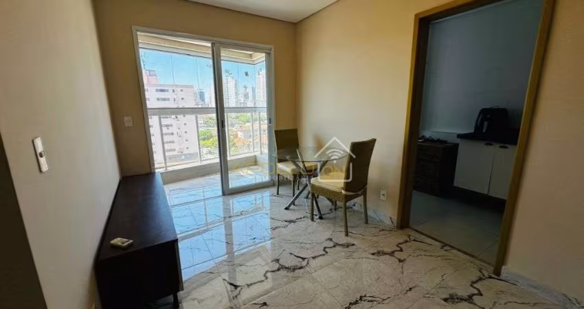 Apartamento á venda, 1 quarto, 1 vaga demarcada, Campo Grande - Santos