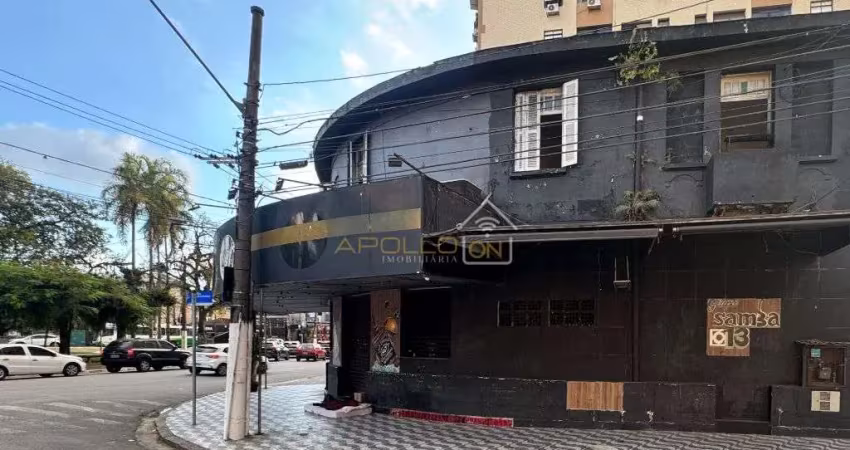 Terreno comercial à venda no Macuco, Santos 