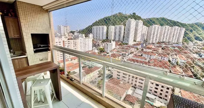 Apartamento com 2 quartos à venda no Marapé, Santos 