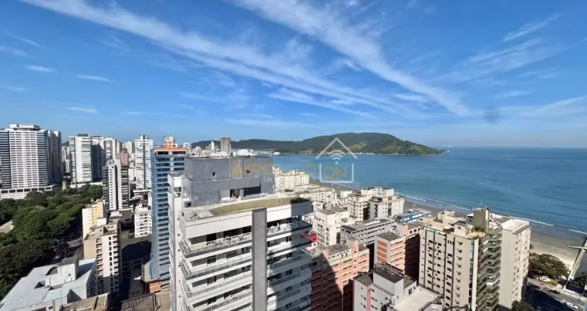 Apartamento vista mar - 4 quartos - embare - santos