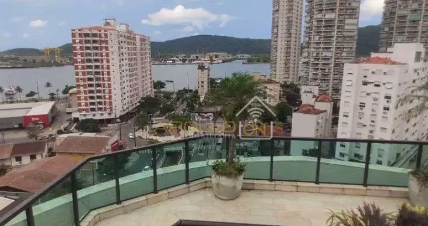 Apartamento com 5 quartos à venda no Ponta da Praia, Santos 