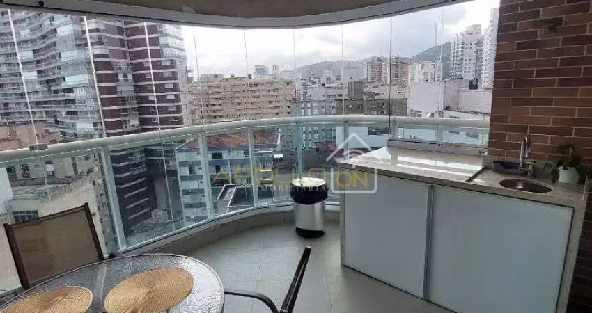 Flat com 1 quarto à venda no Pompéia, Santos 