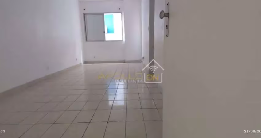 Kitnet com vaga no centro de sao vicente predio de frente para o mar