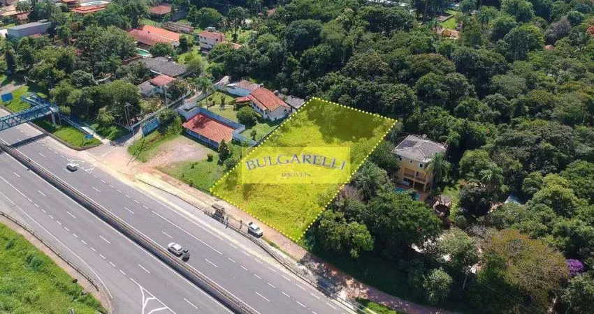 Terreno para finalidade comercial à venda 1677m² na rodovia para itatiba , sp360, parque da fazenda