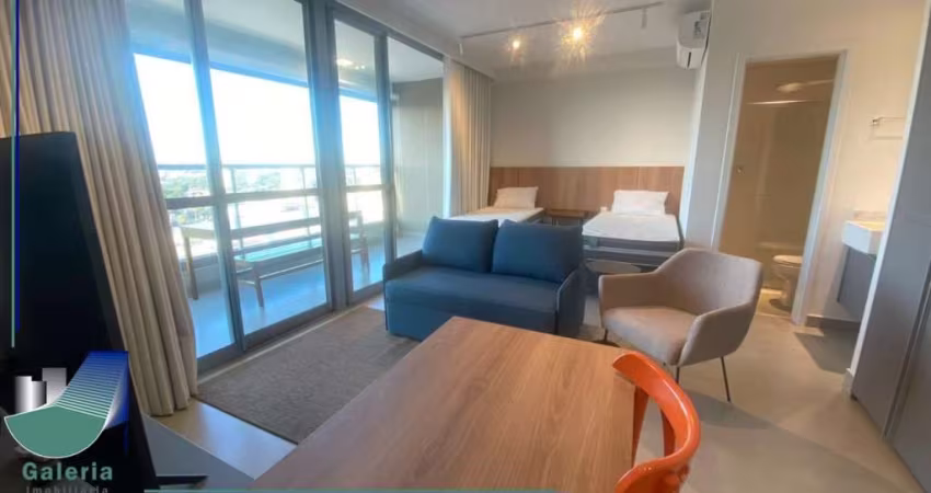 Apartamento flat mobiliado para alugar, 49m² - alto da boa vista