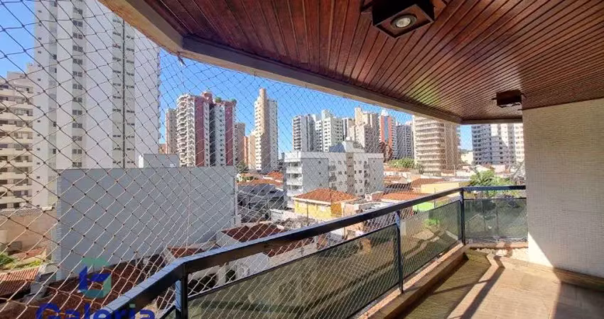 Apartamento com 3 quartos e 2 vagas de garagem para alugar, 167m² - Centro