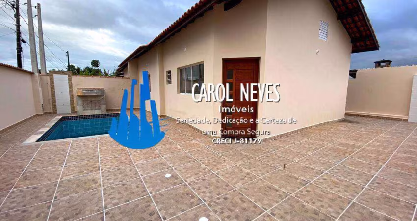 CASA NOVA 2 DORMITÓRIOS SUÍTE LADO PRAIA FINANCIAMENTO BANCÁRIO ITANHAÉM