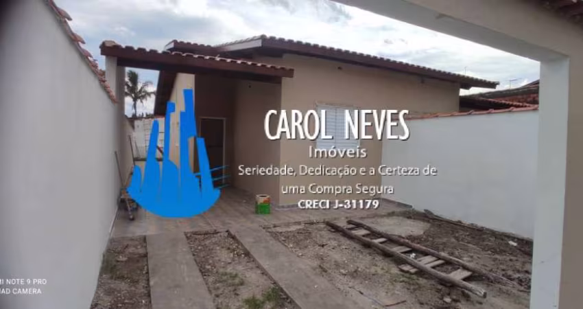 CASA NOVA 2 DORMITÓRIOS 1 SUÍTE FINANCIAMENTO BANCÁRIO ITANHAÉM